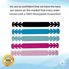 Load image into Gallery viewer, Set of 5 - PU Leather Ear Savers - Mixed | Anti-Slip Extension Hook for Ear Protection | Adjustable, Reusable and Stylish | Hook Buckle Strap Mask Extender Pain Relief