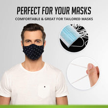 Load image into Gallery viewer, Round Elastic Cord for Masks - 1/8 inch, 50 yards, White | Stretch String, Rope, Band, Strap for Face Mask Making, Sewing, Art