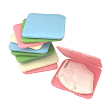 Load image into Gallery viewer, Blue Mask Storage Case, Portable Mask Holder for Face Masks, Plastic Face Cover Storage Box - Dustproof, Safe & Light