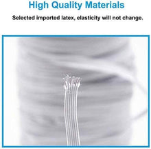 Load image into Gallery viewer, 6mm, 30m | Flat Elastic Cord for Masks - White | Elastic String, Band, Strap for Sewing, DIY Mask Making, Clothes
