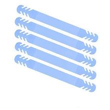 Load image into Gallery viewer, Set of 5 - Silicone Ear Savers - Blue | Anti-Slip Extension Hook for Ear Protection | Adjustable, Reusable and Stylish | Hook Buckle Strap Mask Extender for Pain Relief
